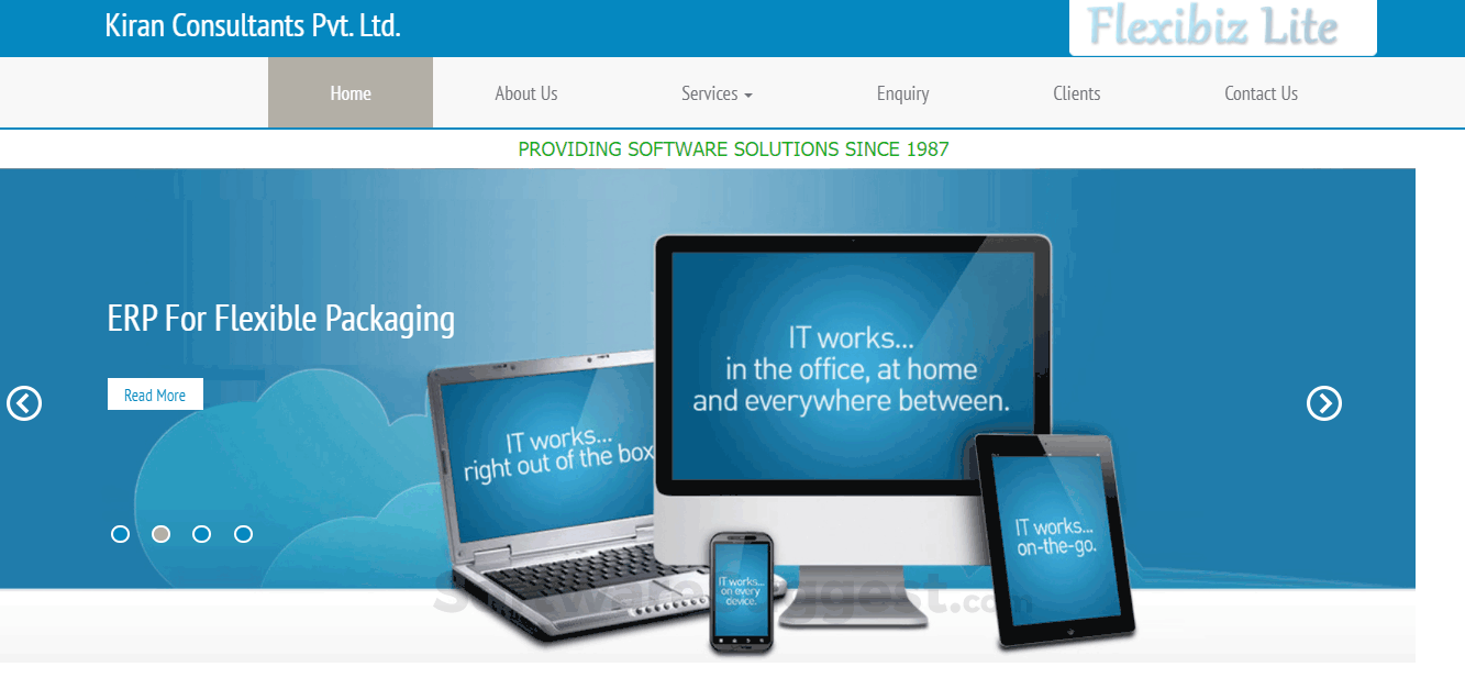 Kiran ERP Screenshot1